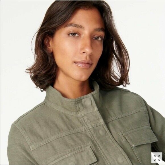 J. Crew garment-dyed military jacket NWT - Picture 4 of 6